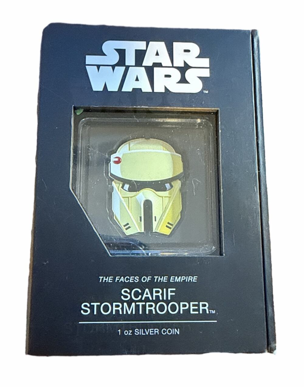 2022 Niue Star Wars Scarif Stormtrooper 1 oz .999 Silver Coin OGP
